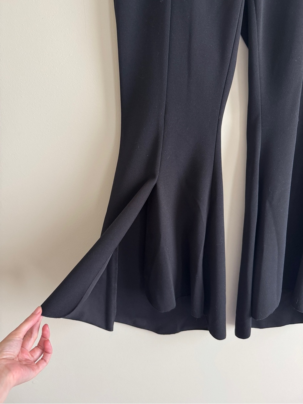 Classic Vintage International Concepts Flare Pants Black Size 6 Petite NWT - Picture 5 of 10